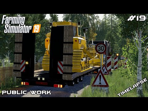 Rebuilding Road | Public Work On Geiselsberg | Farming Simulator 19 | Episode 19