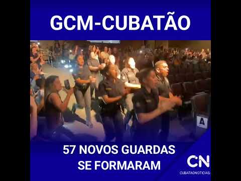 Formatura Guarda Civil Municipal  de Cubatão.