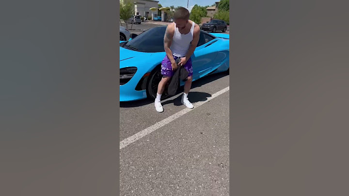 Caught a stranger sitting on my $300k Mclaren 720s… he was not expecting me to do THIS…