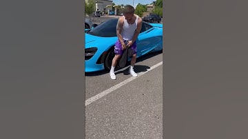 Caught a stranger sitting on my $300k Mclaren 720s… he was not expecting me to do THIS…