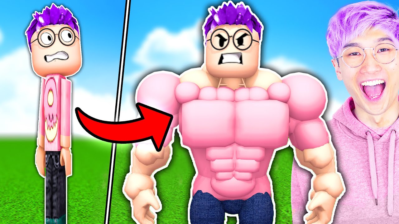 Can You Beat This Funny Roblox Game Weight Lifting Simulator 3 Youtube - lankybox justin roblox name