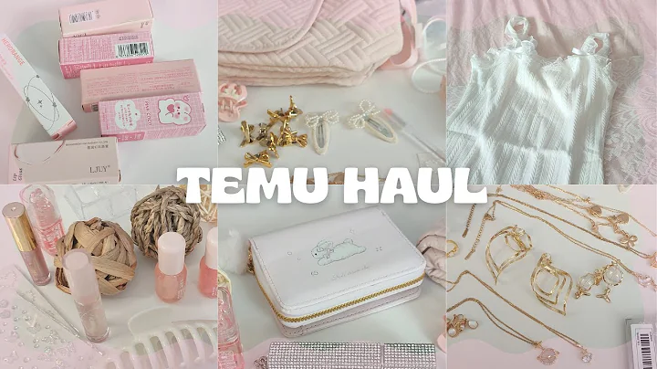 Huge Temu HAUL | Makeup, Jewelry, Clothing and More ˚୨୧⋆｡˚