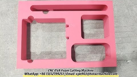 CNC EVA Foam Cutting Machine | Oscillating Knife Cutting 60mm Ethylene Vinyl Acetate
