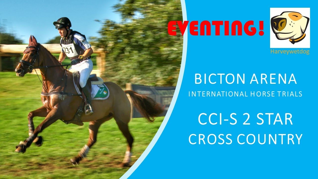 Eventing cross country CCI 2 Star action from Bicton Arena 2023