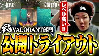 【ムラゲ】逸材だらけの公開トライアウトで思わず解説に熱が入るBiju【VALORANT】