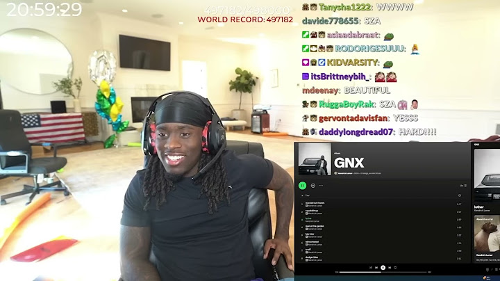 Kai Cenat reacts to Kendrick Lamar's "Luther(feat.SZA)"