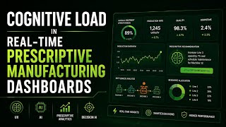 Cognitive Load in Real-Time Prescriptive Manufacturing Dashboards | UX, AI & Decision AI | Uplatz