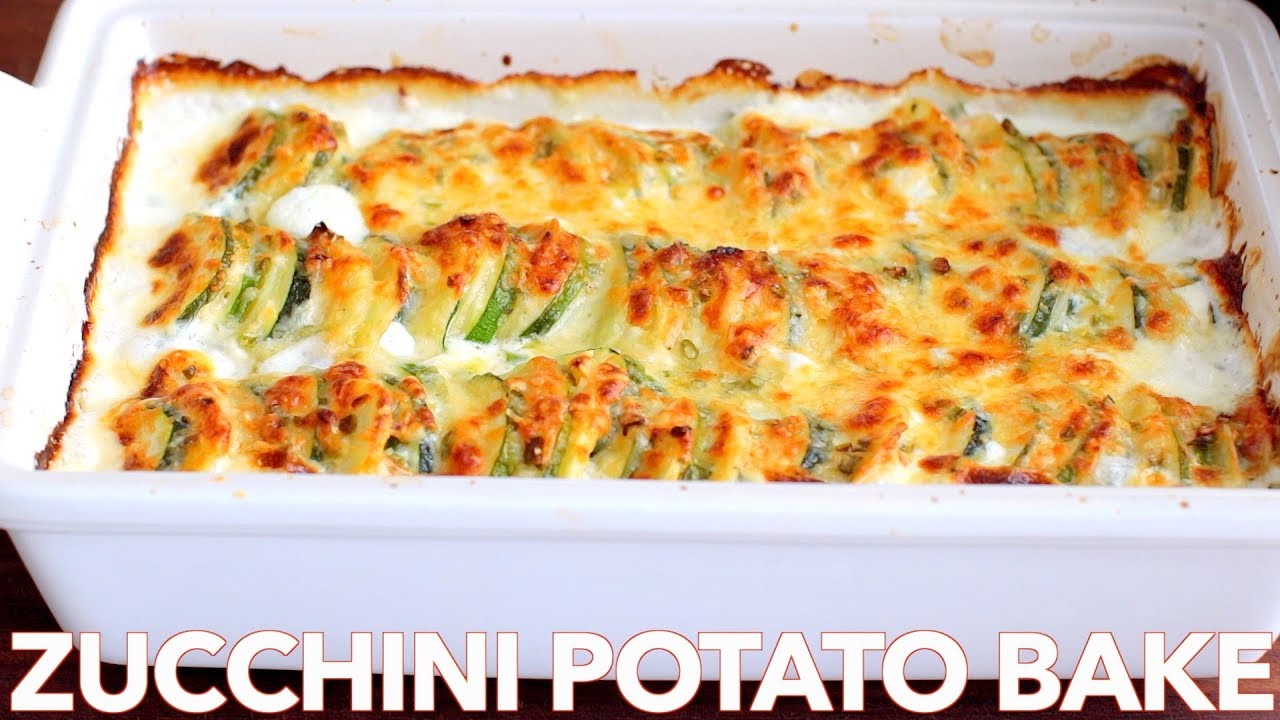 Creamy Baked Zucchini Potato Gratin Recipe - Natasha's Kitchen