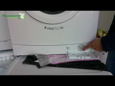 Wasmachine filter reinigen