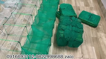 lồng bát quái 29 khoang  đánh tôm tép cá  ở sông suối ao hồ siêu hiệu quả