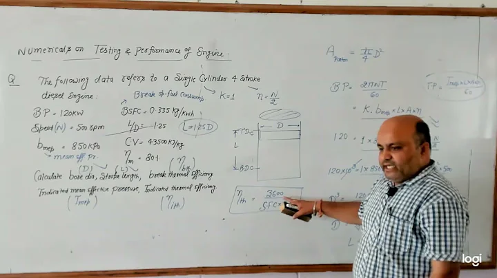 BME-2 Numerical on Performance of i C engine