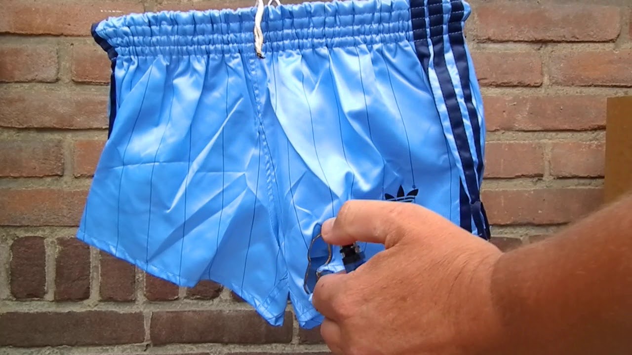 burning nylon adidas shorts - YouTube