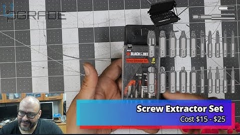 Screw Extractor Set