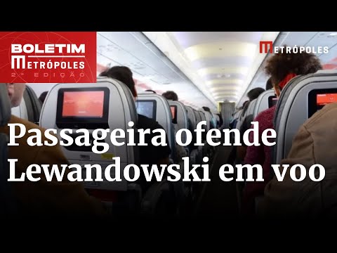 Passageira manda ministro do STF ao inferno e é repreendida em avião | Boletim Metrópoles 2º