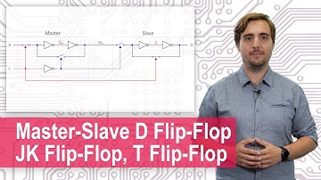 Bistable Multivibrators: Master-Slave D Flip Flop, JK Flip Flop, T Flip Flop, Difference to Latches