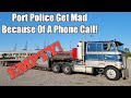 Virginia Port Police Try To Stop My Delivery Of Air Force Striker Fire Truck  [Deliver Anyway]