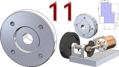 11-Project 42| Horizontal Wobbler Steam Kit | SolidWorks Tutorial : cylinder lock - M3.5 hole thread