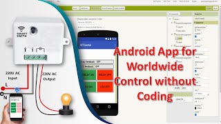 Make Android App Development in MIT App Inventor| DIY ESP32 Wireless Control Project
