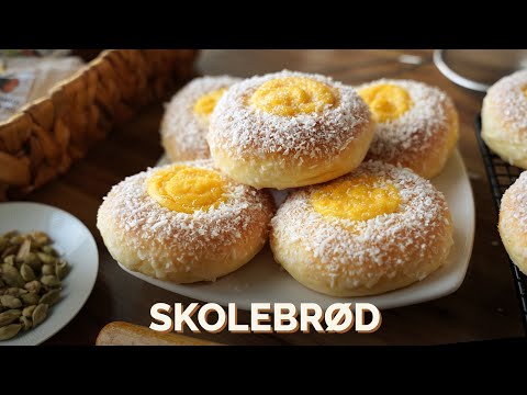 SKOLEBRØD - Receita de pão doce típico da Noruega que leva um ingrediente especial