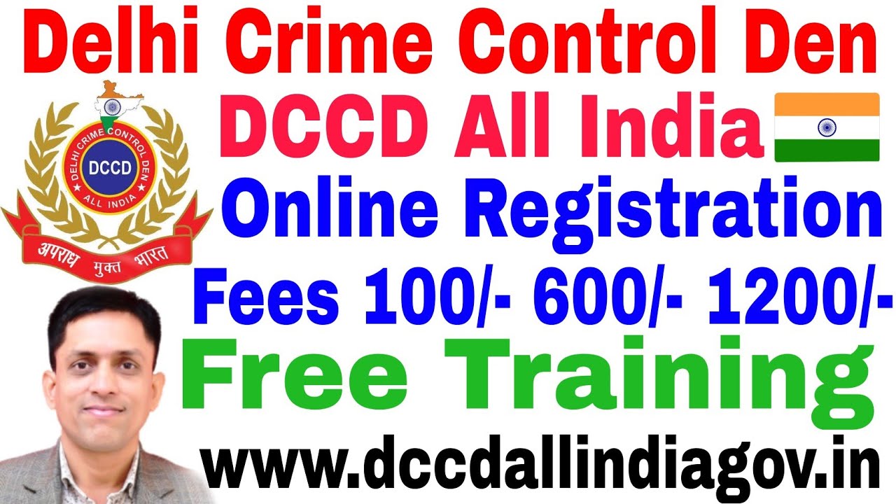 Delhi Crime Control Den, DCCD All India, Online Registration Start, Free Training, Unlimited Profit