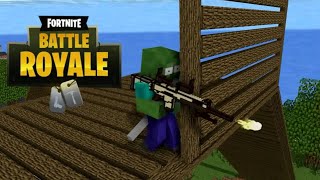 Monster School : FORTNITE BATTLE ROYALE CHALLENGE - Minecraft Animation