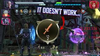 Sword of Superman DOES NOT Work (No Lethal Damage Bug) | Injustice 2 Mobile