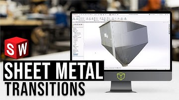 Creating a Round-to-Square Sheet Metal Transition in SOLIDWORKS
