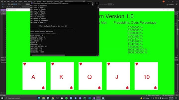 Poker Analysis Program Video