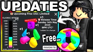 AMAZING FREE UGC LIMITEDS UPDATE NEWS! 1 ACCESSORY PER USER & MORE! (ROBLOX)