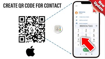 How To Create QR Code For Contact iPhone  (iOS 18)
