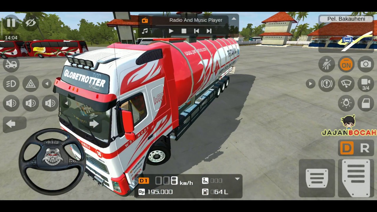 Bus Simulator Indonesia Game Truck Tangki Bensin 