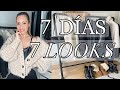 7 DIAS 7 LOOKS | Looks reales | Looks diarios | Looks básicos | Looks invierno | Yolanda Martin