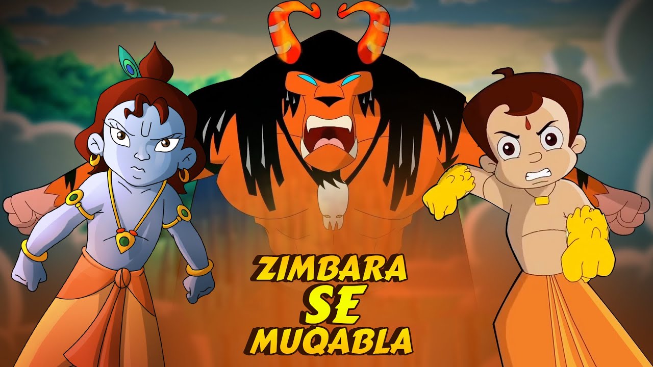 Chhota Bheem aur Krishna - Zimbara se Muqabla | Fun Kids Videos | Cartoon  for Kids in Hindi - YouTube