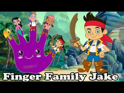 Finger Family Song - Jake and The Neverland Pirates Finger Nursery Rhyme | Fun Kids HD