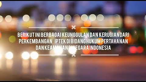 PENGARUH IPTEK DI BIDANG HUKUM