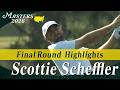 【スコッティ・シェフラー ハイライト】猛チャージでマキロイを追い詰めるも1打差で2位に【マスターズ2026 大会最終日】