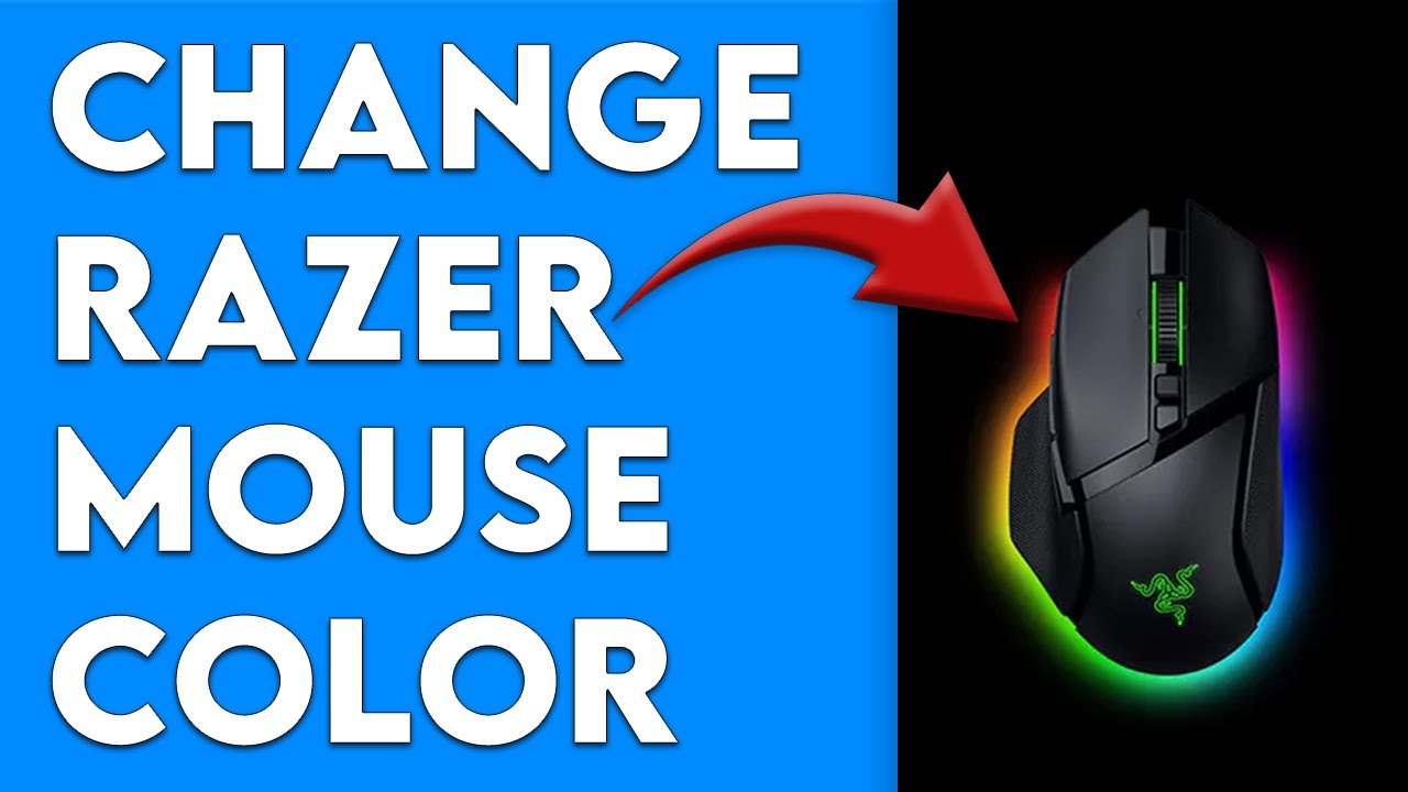 Razer Color Tutorial How To Change Razer Mouse Color Without Synapse (How To Configure Razer ...