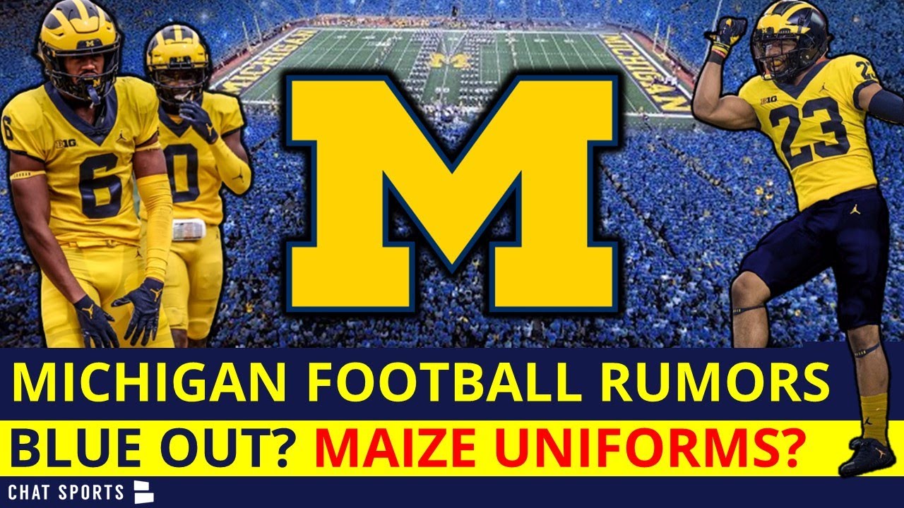 Michigan football donning all-blue uniforms against Washington