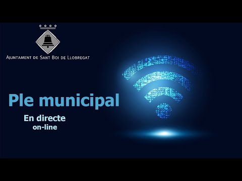 Ple municipal març 2022 (Canal Ajuntament de Sant Boi)