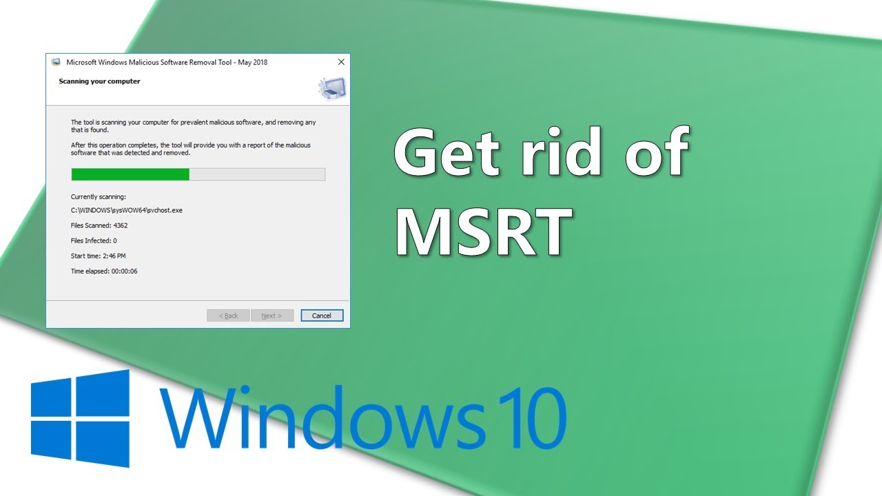 microsoft malware removal tool windows 10