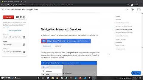 Qwiklabs -  A Tour of Qwiklabs and Google Cloud platform