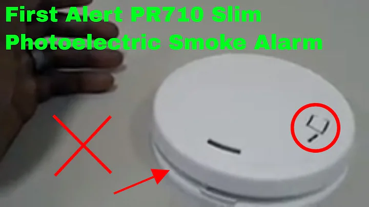 ✅  How To Use First Alert PR710 Slim Photoelectric Smoke Alarm Review
