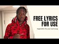 Free lyrics kyle richh type rap lyrics cant lose free lyrics to use  free rap lyrics