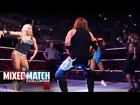 Styles' split goes wrong during dance break against Fabulous Truth on WWE MMC