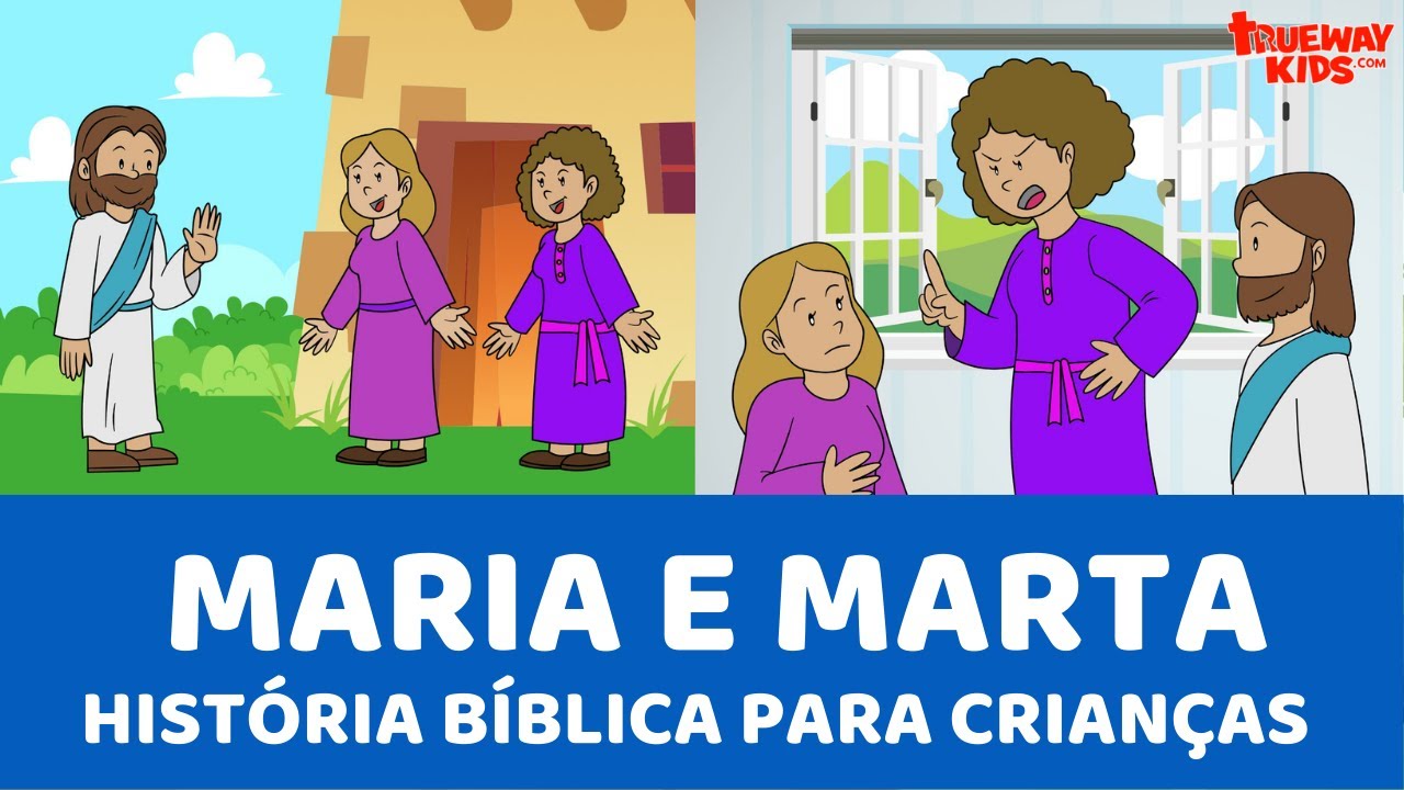 Maria e Marta História bíblica para crianças YouTube Maria e Marta História bíblica para crianças YouTube