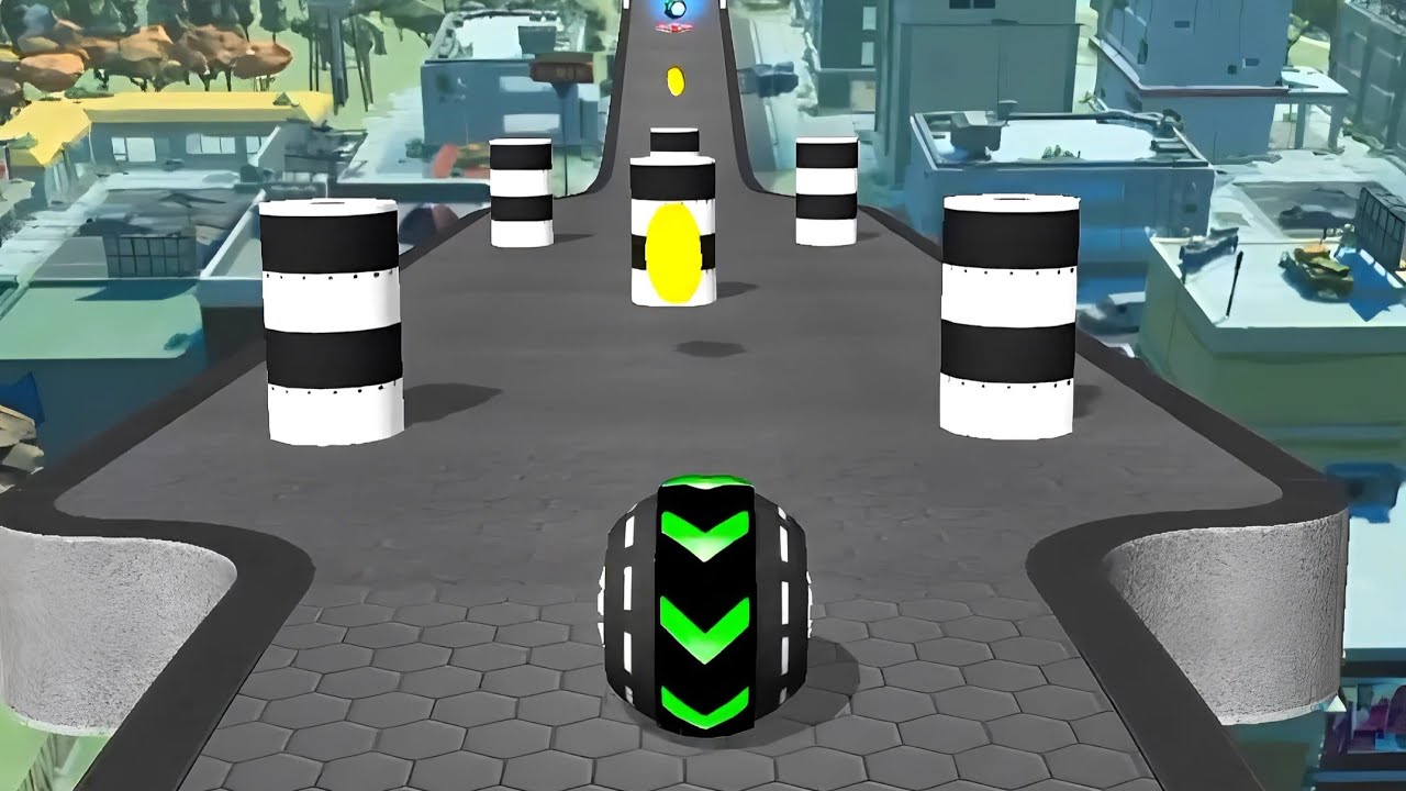 Rolling Ball Sky Escape Gameplay Speedrun All Levels 793