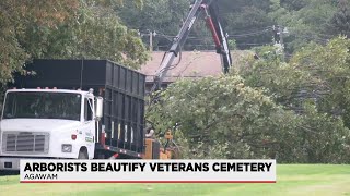 Arborists give back to veterans through Saluting Branches Day of Service