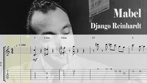 Mabel - Django Reinhardt | Gypsy Guitar Tab