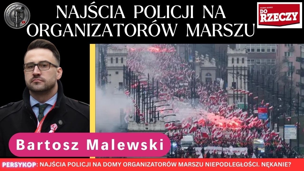 Miniatura: Najście policji na organizatorów Marszu...