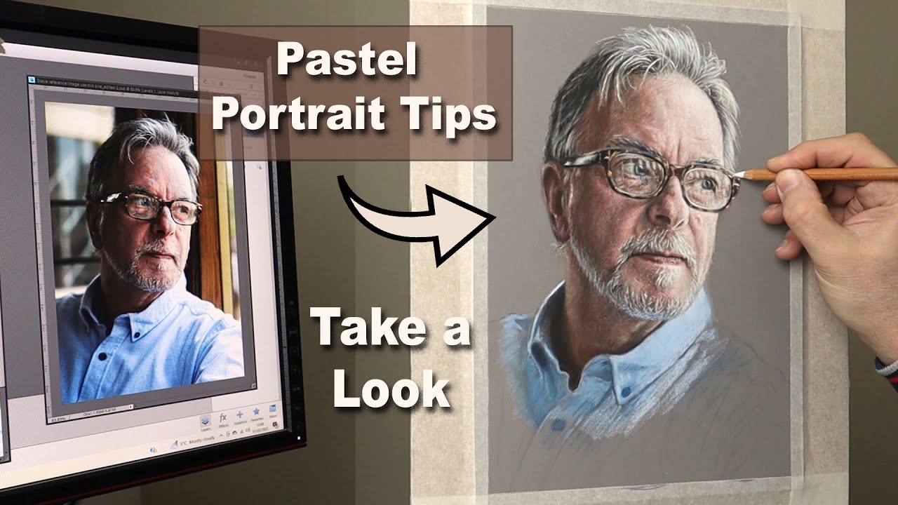 How to Draw a Portrait with Pastel Pencils - Pitt Pastel Tutorial 